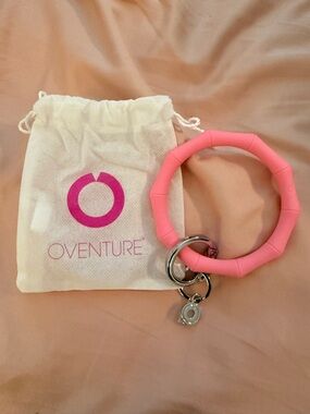 Oventure Silicone Big O® Key Ring - Cotton Candy Bamboo